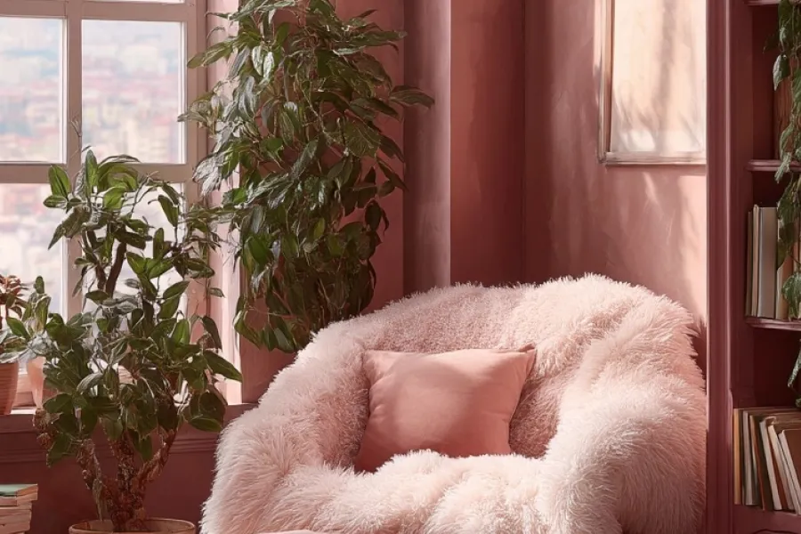 blush pink sleeper sofa